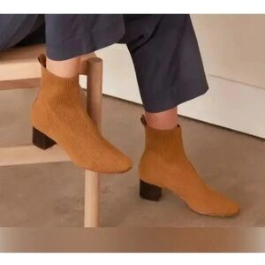 Everlane Glove Boot ReKnit Brown Boots Size 7.5